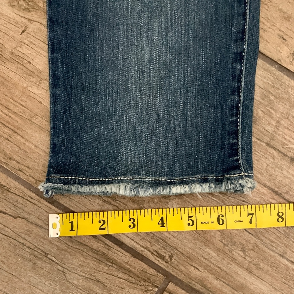 NWT NEW Democracy High Rise Slim Straight Distressed Jeans size 6 Ab technology - Picture 11 of 16